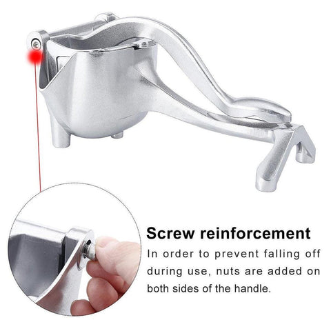 Aluminium Alloy Manual Juicer Fruit Squeezer for Lemon Orange Household Use