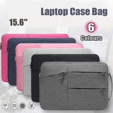 Laptop Sleeve Travel Bag Carry Case For Macbook Air Pro 15.6inch - Rose Red