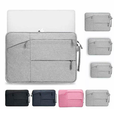 Laptop Sleeve Travel Bag Carry Case For Macbook Air Pro 15.6inch - Rose Red