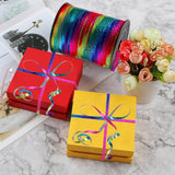 400m Glitter Laser Ribbon for Balloons Birthday Party Banners Pull String Tie