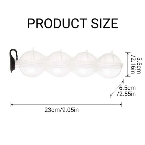 2X Large Ice Ball Maker Cube Tray Big Silicone Mold Sphere Whiskey Round Mould
