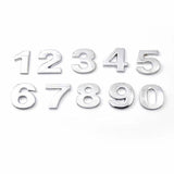 A-Z Alphabet Letters Car Sticker Self Adhesive Auto Badge Emblem 3D Chrome Good - B
