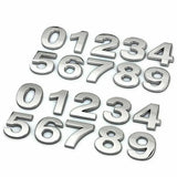 A-Z Alphabet Letters Car Sticker Self Adhesive Auto Badge Emblem 3D Chrome Good - K