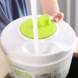 Large Salad Spinner 3L Vegetable Washer Dryer Bowl for Lettuce Spinach Broccoli