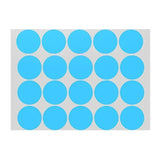Blue Assorted Sizes Colour Sticker Dots Adhesive Round Labels Circular Spot Scrapbook - 8mm*260 Dots
