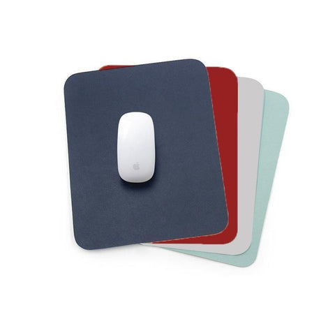 Leather Mouse Pad Gaming Waterproof Desk Mat 25 x 21cm Anti Slip - Light Green