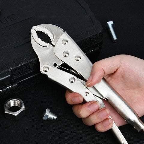 Multi-functional C-type Pliers Strong Manual Grip Round Mouth Clamping Tool - 5inch