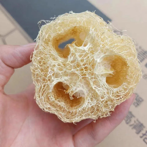 Natural Loofah Sponge Kitchen Scrubber for Dishwashing Pot Cleaning 5 Pack