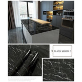 10M Marble Self-Adhesive PVC Wall Sticker Wallpaper Decor - Gravel-C