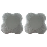 2pcs Thick Yoga Kneeling Mat Knee Cushion for Elbow Support Gym Workout Pad - Grey