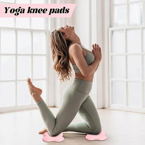 2pcs Thick Yoga Kneeling Mat Knee Cushion for Elbow Support Gym Workout Pad - Grey