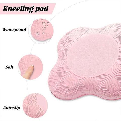 2pcs Thick Yoga Kneeling Mat Knee Cushion for Elbow Support Gym Workout Pad - Grey