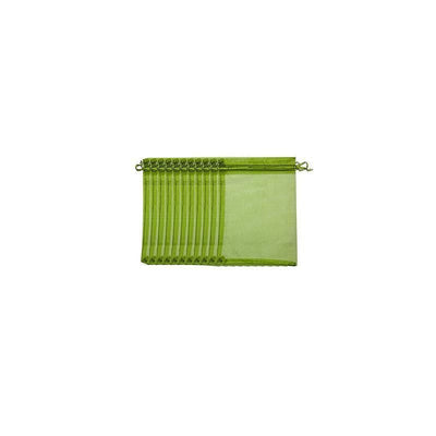 50/100PCS Garden Fruit Protection Net Bags Insect Proof Drawstring Mesh Organza - 50Pcs 10x15cm
