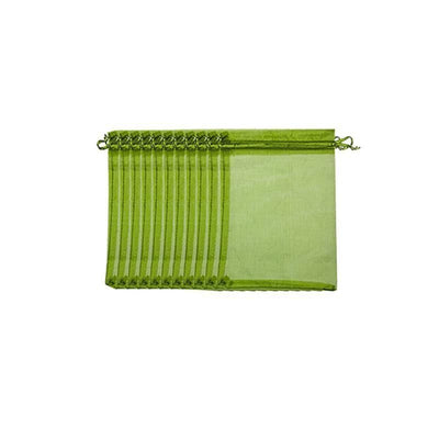 50/100PCS Garden Fruit Protection Net Bags Insect Proof Drawstring Mesh Organza - 50Pcs 17x23cm