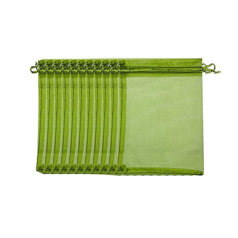 50/100PCS Garden Fruit Protection Net Bags Insect Proof Drawstring Mesh Organza - 50Pcs 20x30cm