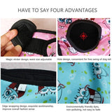 Washable Female Pet Dog Cat Nappy Diaper Physiological Pants Panties Underwear Red - XS