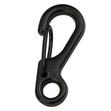 10X Mini Alloy Carabiner Keychain Durable Snap Spring Clip Hook - Silver