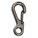 10X Mini Alloy Carabiner Keychain Durable Snap Spring Clip Hook - Silver