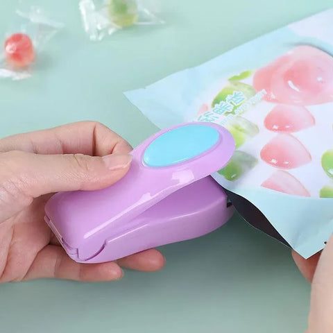 Handheld Mini Heat Sealer Poly Bag Sealing Machine Food Portable Plastic Small - Yellow