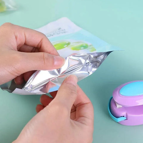 Handheld Mini Heat Sealer Poly Bag Sealing Machine Food Portable Plastic Small - Yellow