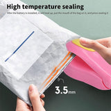 Handheld Mini Heat Sealer Poly Bag Sealing Machine Food Portable Plastic Small - Yellow