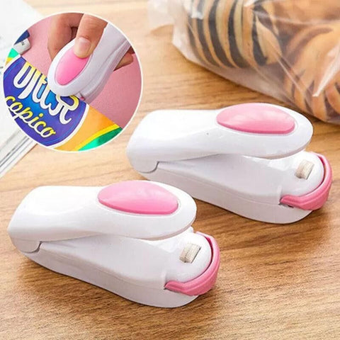 Handheld Mini Heat Sealer Poly Bag Sealing Machine Food Portable Plastic Small - Yellow