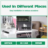 Value Pack Usb Charge Cable Holder Desk Cable Clips Organizer Cord Management - 7 Clips