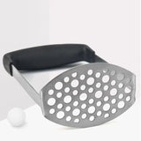 Potato Masher Vegetable Tool Stainless Steel Heat Kitchen Resistant Press Rice A