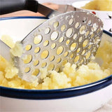 Potato Masher Vegetable Tool Stainless Steel Heat Kitchen Resistant Press Rice A