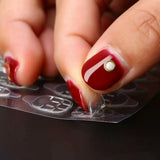 24-2400PCS Double Sided Adhesive Press On Nail Stickers Clear Tape Glue Tabs - 1PC (24xNail Stickers)