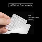 1000PCS Lint Free Cotton Nail Wipes Pads for Manicure Gel Polish Removal - 200PCS