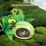 Ceramic Hamster Nest Shelter Landscaping Supplies Small Animal Hideout House - Cloud
