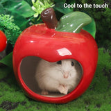 Ceramic Hamster Nest Shelter Landscaping Supplies Small Animal Hideout House - Cloud