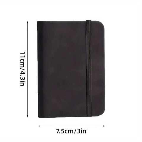 10pcs Mini Pocket Notebook A7 Small Portable Notepad for Office School Use - Pink