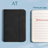 10pcs Mini Pocket Notebook A7 Small Portable Notepad for Office School Use - Pink