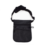 Nurse Pouch Waist Bag Medical Tool Organizer Pocket Belt with Keyring - Purple