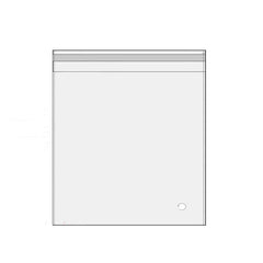 100Pcs Self-Adhesive Clear Opp Cellophane Bags with Air Hole - 40*46+4cm