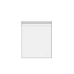 100Pcs Self-Adhesive Clear Opp Cellophane Bags with Air Hole - 15*19+3cm