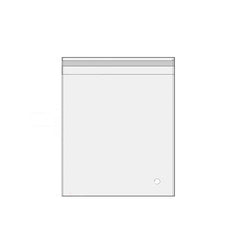 100Pcs Self-Adhesive Clear Opp Cellophane Bags with Air Hole - 28*38+4cm