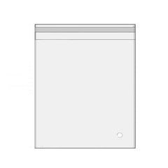 100Pcs Self-Adhesive Clear Opp Cellophane Bags with Air Hole - 7*9+3cm