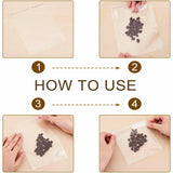 100Pcs Self-Adhesive Clear Opp Cellophane Bags with Air Hole - 8*10+3cm