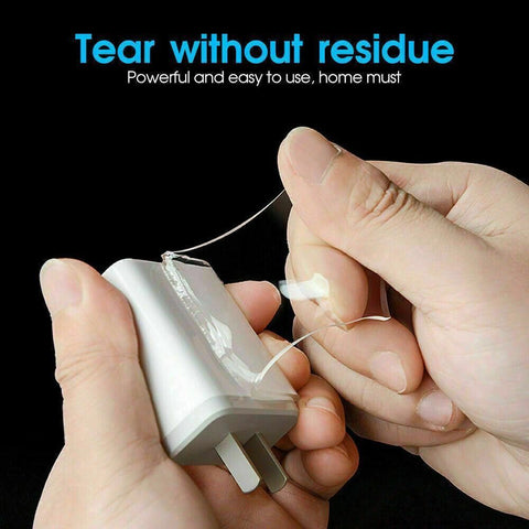 Double Sided Nano Tape Transparent Reusable Adhesive Gel Grip for Home Office - 3cm*3m*1mm (1 Unit)