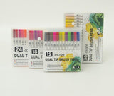 12-120 Watercolor Brush Pen Set Artist Sketch Marker - White-36 Colours