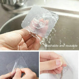 24-48Pcs Clear Seamless Adhesive Hook Strong Stick Wall Hook Load Kitchen Hanger - 24 PCS