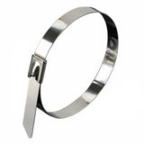 20X Stainless Steel Cable Ties S304 Marine Grade Zip Strap Locking Wrap 100-800Mm - 4.6x800mm