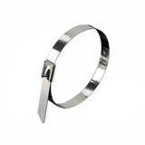 20X Stainless Steel Cable Ties S304 Marine Grade Zip Strap Locking Wrap 100-800Mm - 7.9x700mm