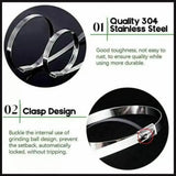 20X Stainless Steel Cable Ties S304 Marine Grade Zip Strap Locking Wrap 100-800Mm - 4.6x500mm