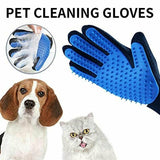 Pet Dog Cat Massage Hair Removal Grooming Comb Touch Cleaning Brush Magic Glove - Green Left Hand