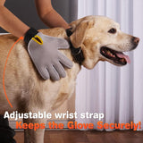 Pet Dog Cat Massage Hair Removal Grooming Comb Touch Cleaning Brush Magic Glove - Red Right Hand