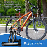 Parking Floor Bike Rack Bicycle Storage Steel Holder Portable Cycling Bike Stand
